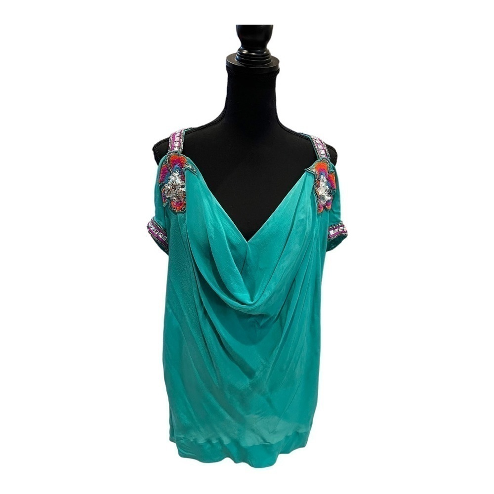 French Connection Lyndsey Cowl Neck Drape Dress Size 4 NWT